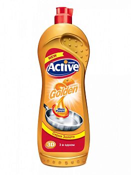 Гель-концентрат для мытья посуды ACTIVE Иран "Апельсин" 750мл (0409) 1/12/864