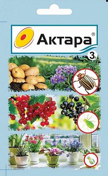 Актара 3гр ВХ (колорадский жук) 1/300шт