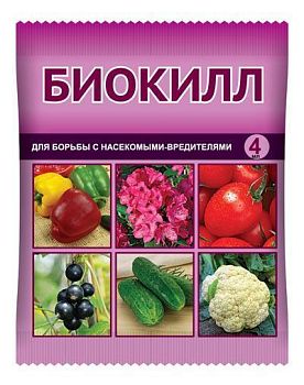Биокилл 4 мл ВХ для борьбы с грызущими и сосущими насекомыми-вредителями/150шт