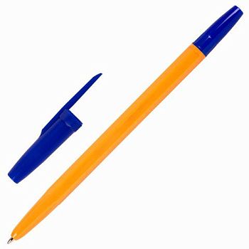 Ручка шариковая BRAUBERG "Orange" синяя,оранж.корпус,0,5мм/50шт