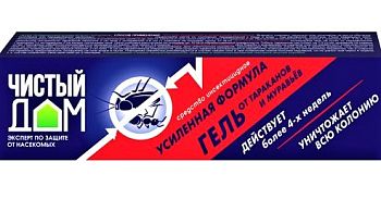 Гель от тараканов Чистый дом туба 50мл усиленного действия 02-167