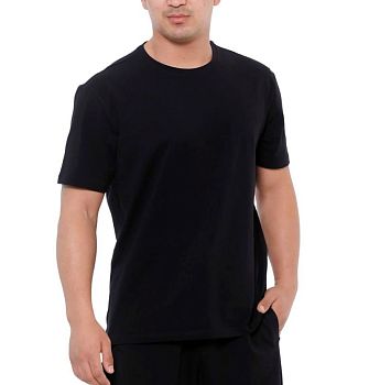 Футболка М.САМО кор.рук 55016 черный р.2XL-6XL 5/100 *