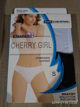Трусы Ж. мол. 2шт. CHERRY GIRL 61381
