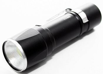 Фонарик мет. 10см 1LED Y-I-945 1/24