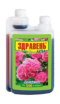 Здравень Аква 1 литр Opti DOZA садовые цветы 1/6
