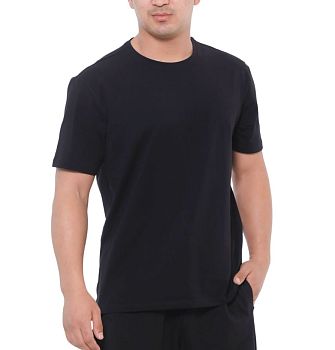 Футболка М.САМО кор.рук 55016 черный р.2XL-6XL 5/100 *
