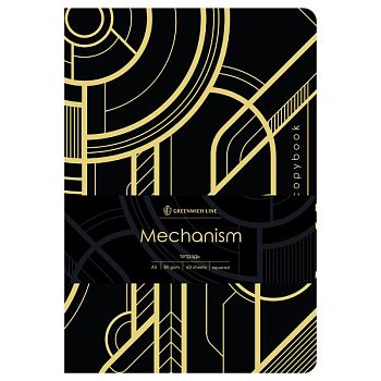 Тетрадь 40 листов клетка "Mechanism" софт-тач, лам., NS40A5-43992