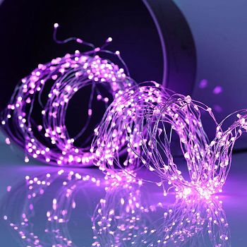 Эл.гирлянда уличная КОНСКИЙ ХВОСТ 600LED 2,2mTY600-Р РОЗОВ