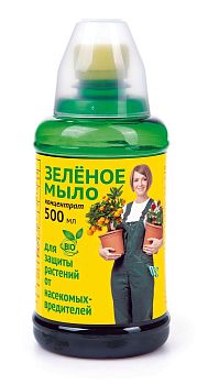 Зеленое мыло 0,5л с мер. ст.(д/защиты рас) Ваш Хоз. 12 шт